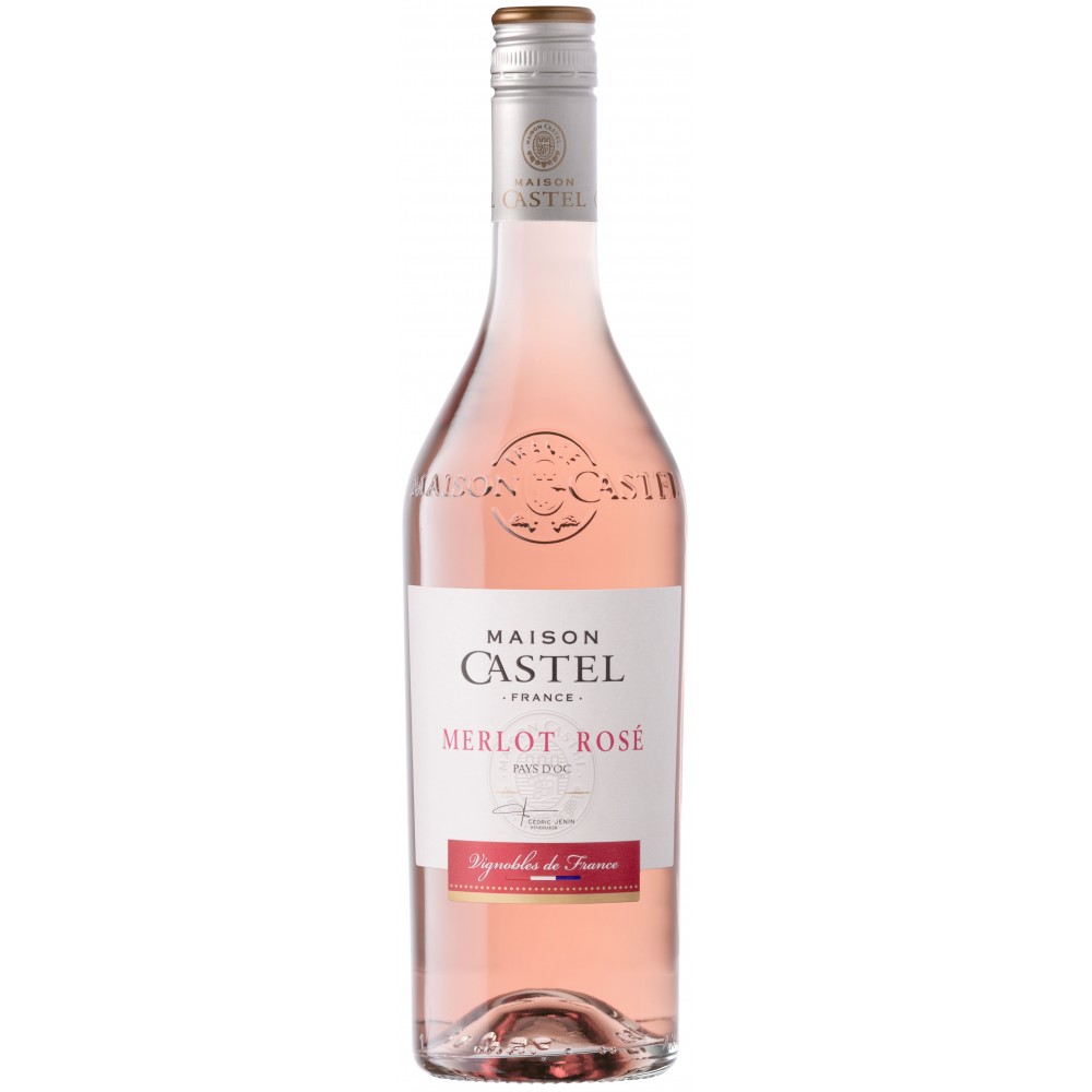 Vin roze sec, Merlot, Maison Castel Pays d’Oc, 0.75L, 12% alc., Franta 0.75L