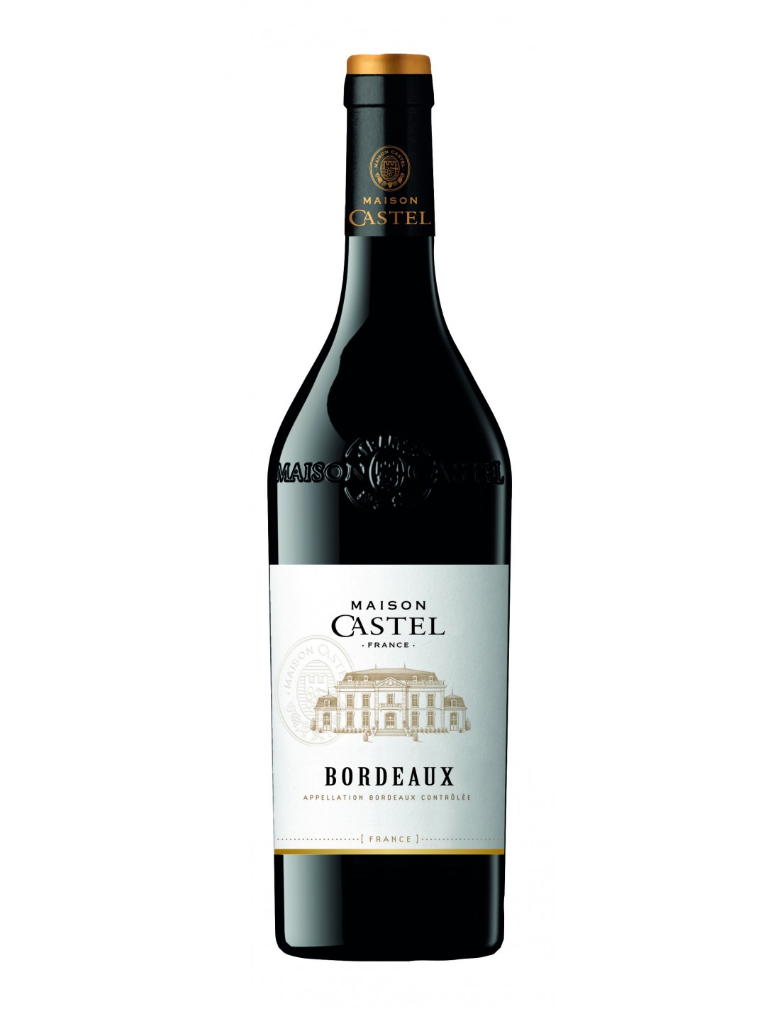 Vin rosu sec, Merlot, Maison Castel Bordeaux, 14% alc., 0.75L, Franta alcooldiscount.ro