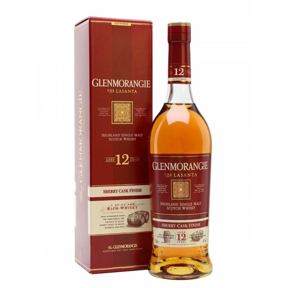 Whisky Glenmorangie Lasanta, 0.7L, 12 ani, 43% alc., Scotia 0.7L