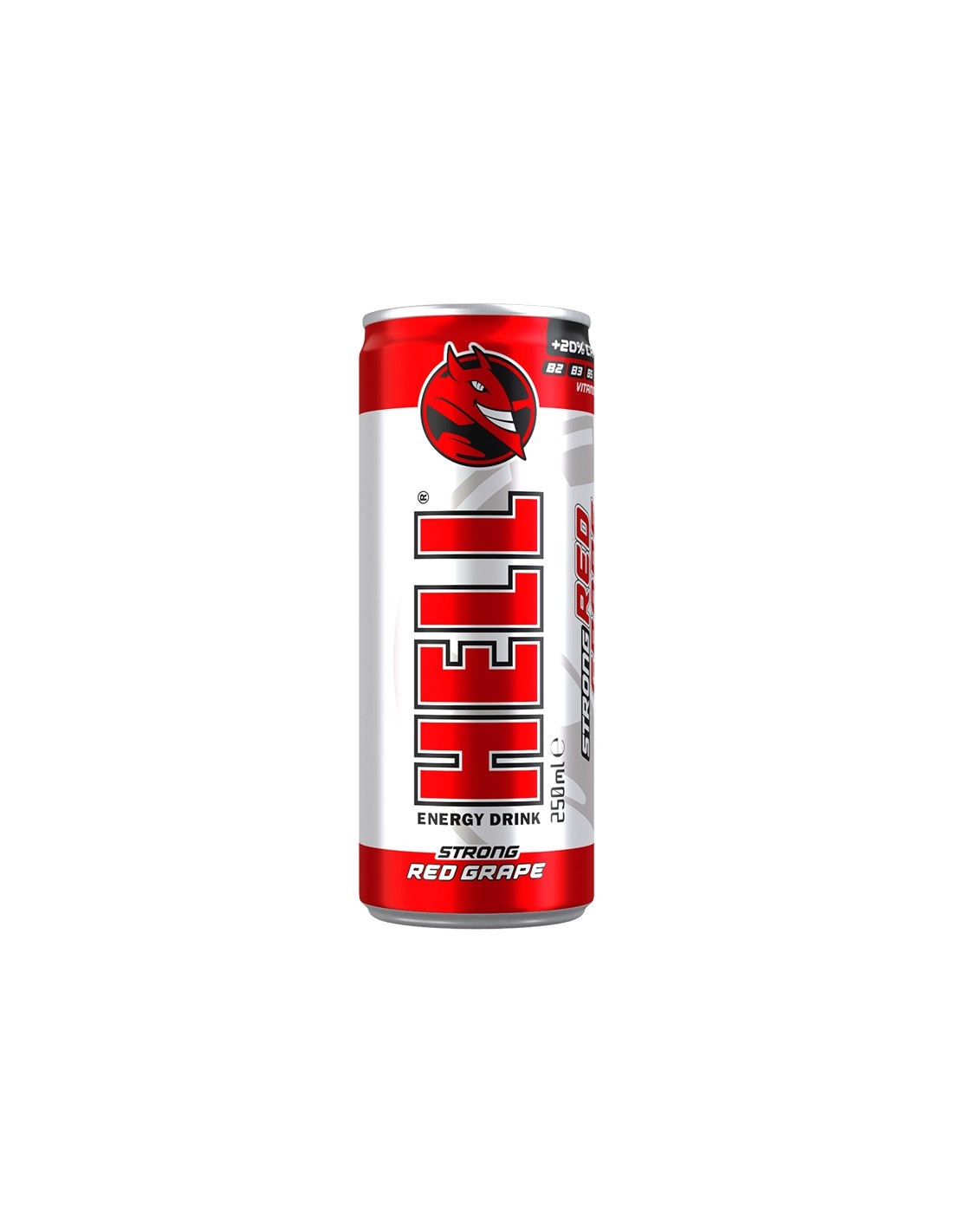 Energizant Hell Strong Red Grape, 0.25L alcooldiscount.ro