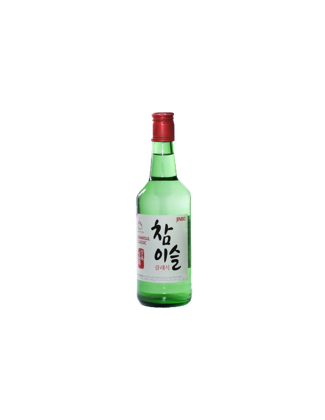 Bautura traditionala Jinro Soju Chamisul Original, 24% alc., 0.36L, Coreea