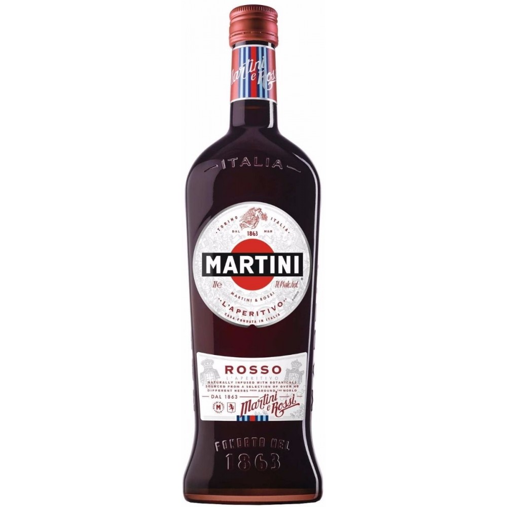 Aperitiv Martini Rosso, 14.4% alc., 1L, Italia 14.4%