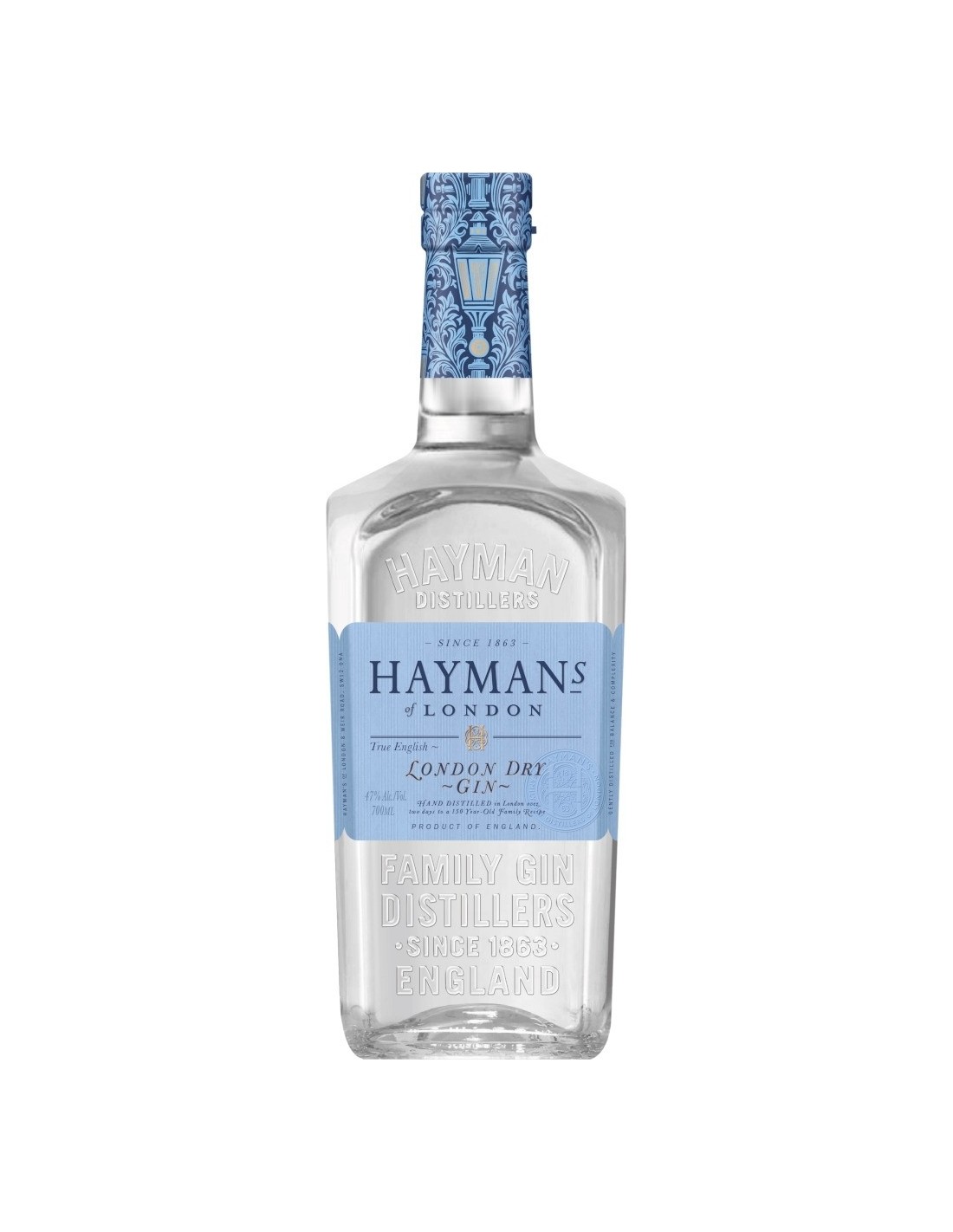Gin Haymans London Dry Gin, 47% alc., 0.7L, Anglia