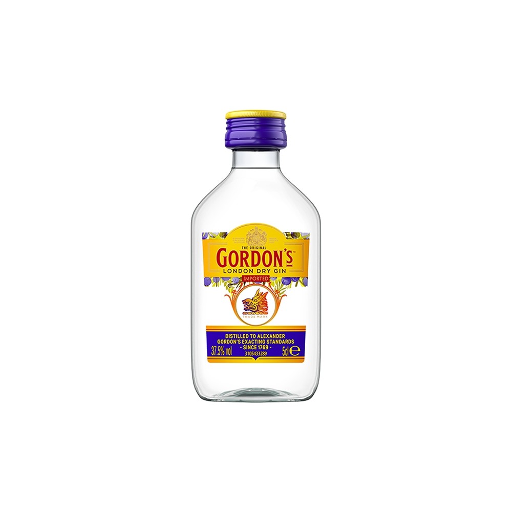 Gin Gordon's Dry, 37.5% alc, 0.05L, Anglia