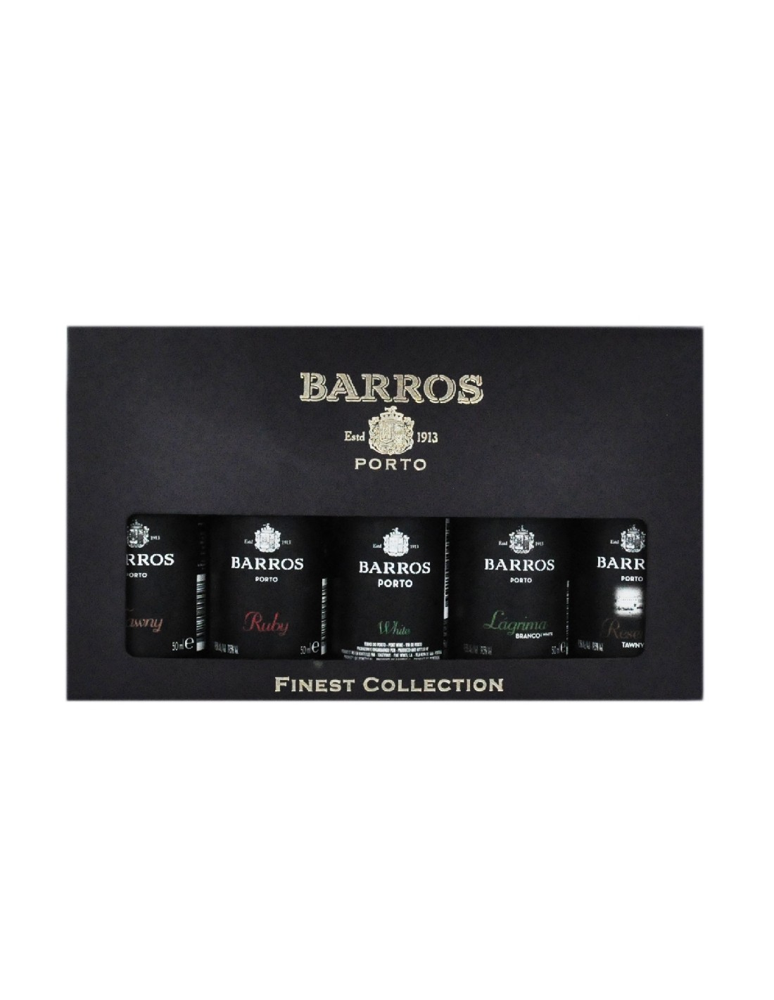 Vin porto Barros, kit 5 miniaturi, 0.05L, 19.5% alc., Portugalia alcooldiscount.ro