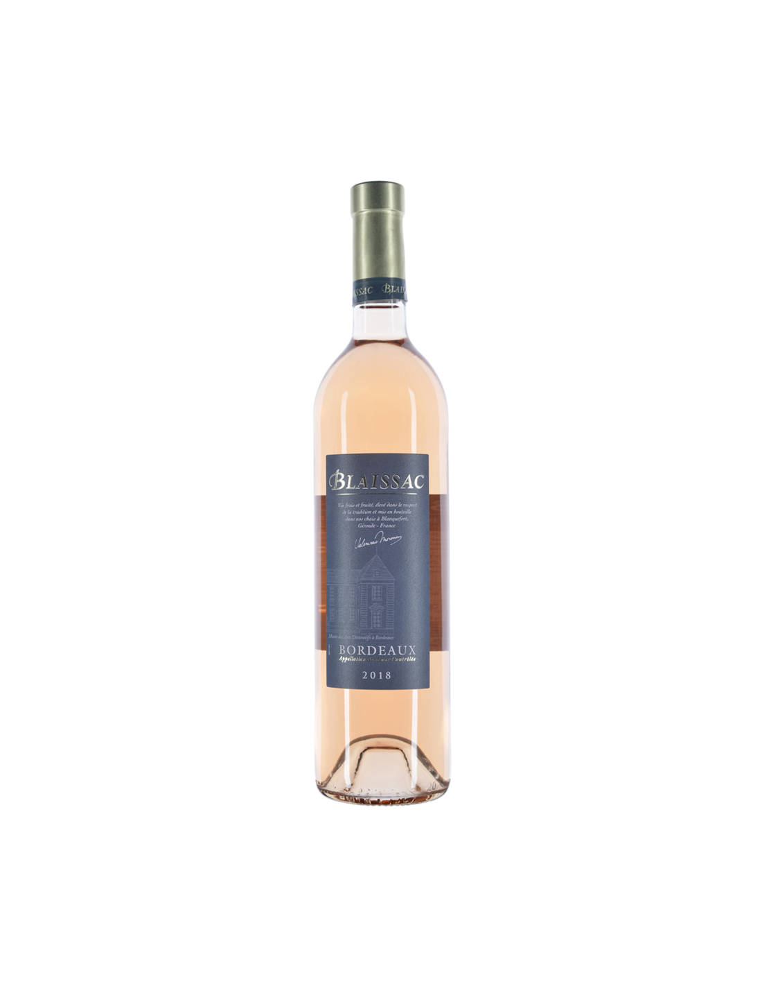 Vin roze sec, Blaissac, Bordeaux, 12.5% alc., 0.75L, Franta