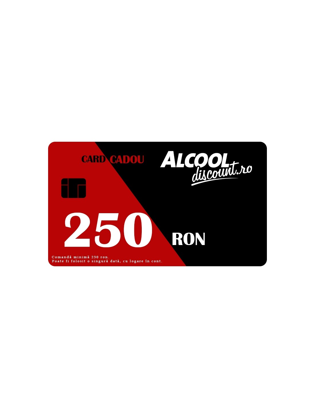 CARD CADOU 250 RON alcooldiscount.ro