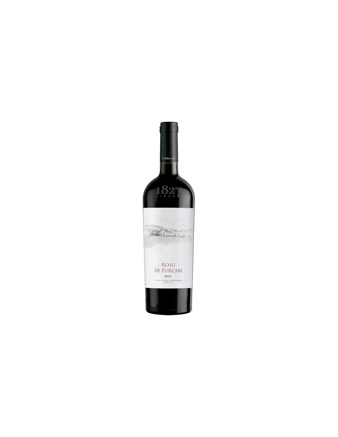 Vin rosu sec Rosu de Purcari, 0.75L, 13.5% alc., Republica Moldova alcooldiscount.ro