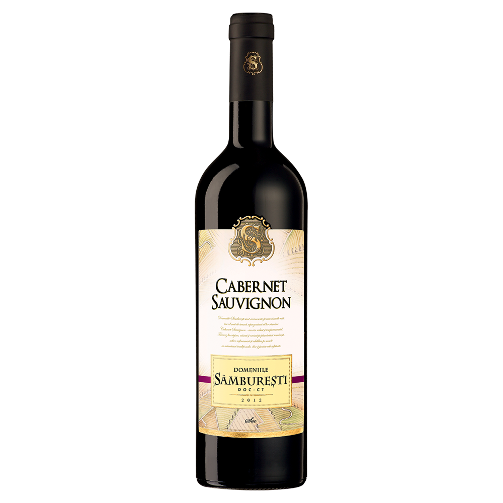 Vin rosu sec, Cabernet Sauvignon, Domeniile Samburesti, 0.75L,14.3% alc., Romania 0.75L14.3%