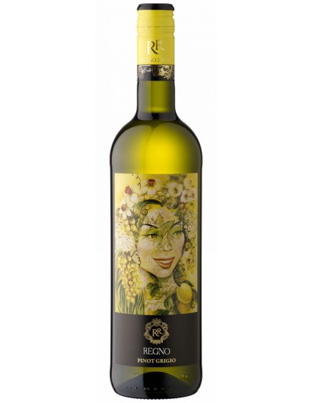 Vin alb sec, Pinot Grigio, Regno, 11.5% alc.,0.75L, Romania
