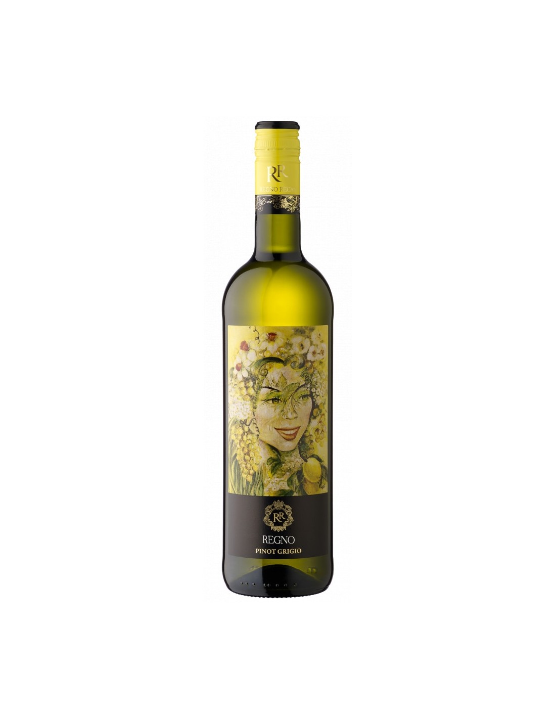 Vin alb sec, Pinot Grigio, Regno Recas, 11.5% alc.,0.75L, Romania alcooldiscount.ro