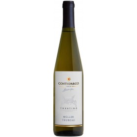 Vin frizzante, Müller-Thurgau, Conti D'Arco Trentino, 12% alc., 0.75L, Italia