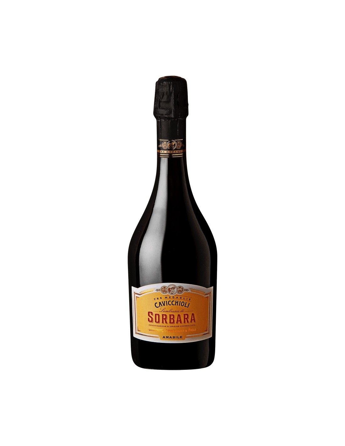 Vin frizzante Cavicchioli Sorbara Amabile, 0.75L, 8% alc., Italia alcooldiscount.ro