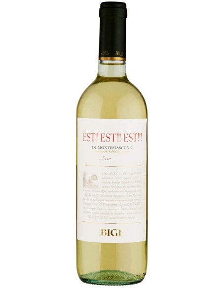 Vin alb sec, Bigi Est! Est!! Est!!! Montefiascone, 0.75L, 12% alc., Italia
