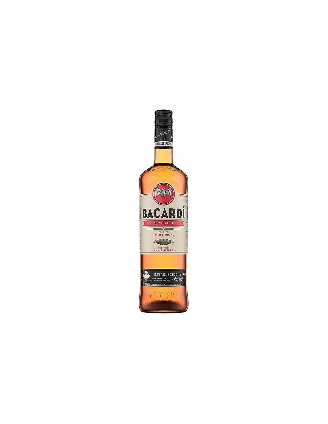 Rom Bacardi Spiced, 35% alc., 1L, Cuba alcooldiscount.ro