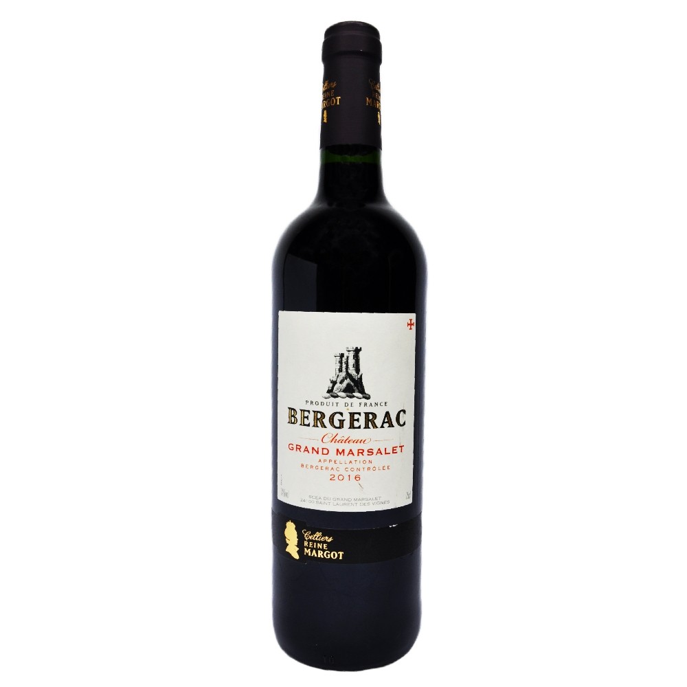 Vin rosu sec Bergerac Chateau Grand Marsalet, 0.75L, 14% alc., Franta 0.75L