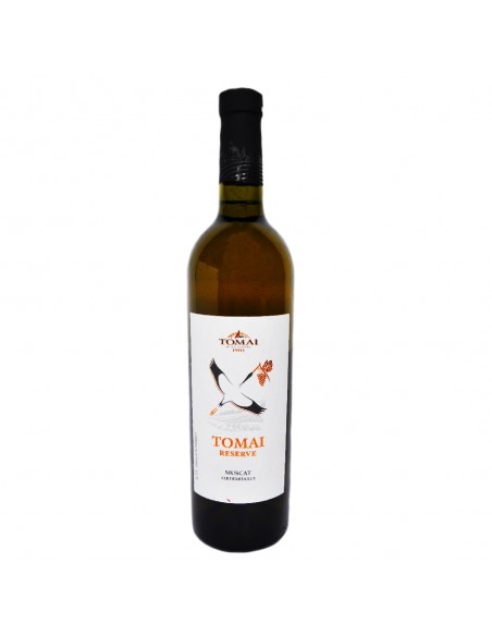 Vin alb demidulce, Muscat, Tomai Reserve, 13% alc., 0.75L, Republica Moldova
