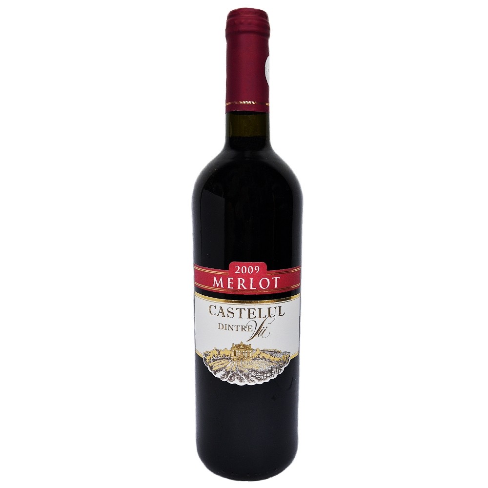 vin rosu sec merlot castelul dintre vii 075l 115 alc romania Vin Rosu Cuget Vinju Mare