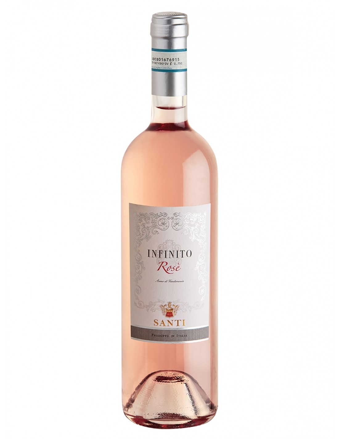 Vin roze sec Santi Infinito Bardolino Chiaretto, 0.75L, 12% alc., Italia alcooldiscount.ro
