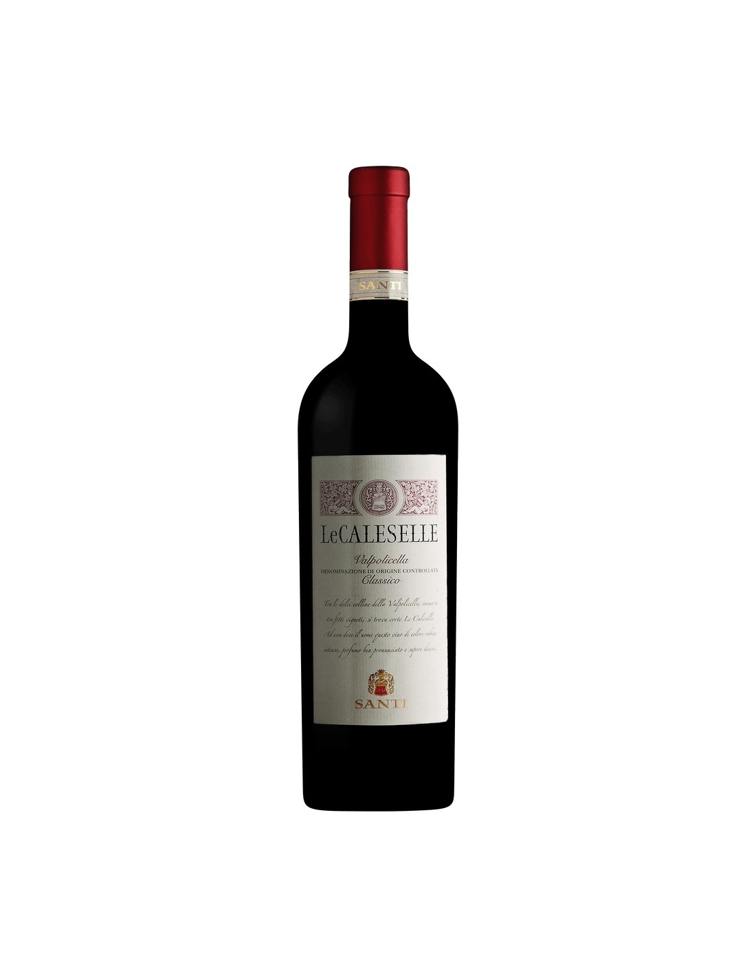 Vin rosu sec Santi LeCaleselle Valpolicella, 13% alc., 0.75L, Italia alcooldiscount.ro