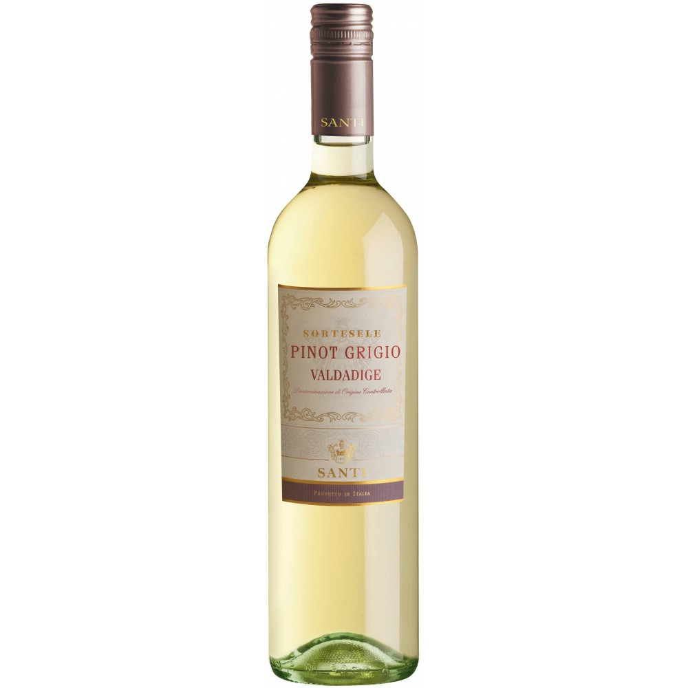 Vin alb, Pinot Grigio, Santi Sortesele Valdadige, 0.75L, 12.5% alc., Italia 0.75L