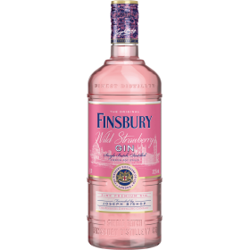 Gin Finsbury Wild Strawberry, 37.5% alc.,0.7L, Anglia