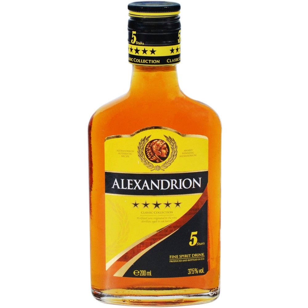 Brandy Alexandrion 5 Stele, 37.5% alc., 0.2L, Romania 0.2L