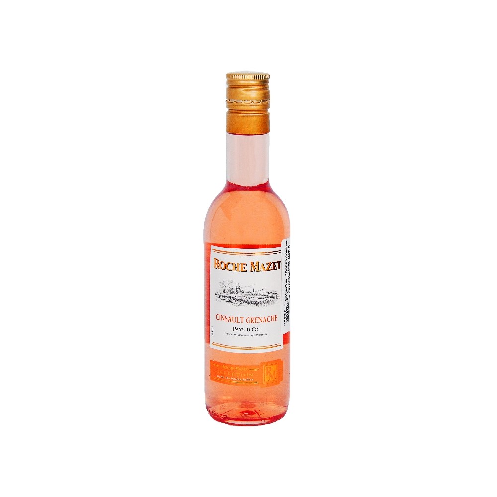 Vin roze, Cinsault Grenache, Roche Mazet Pays d’Oc, 0.187L, 12% alc., Franta 0.187L