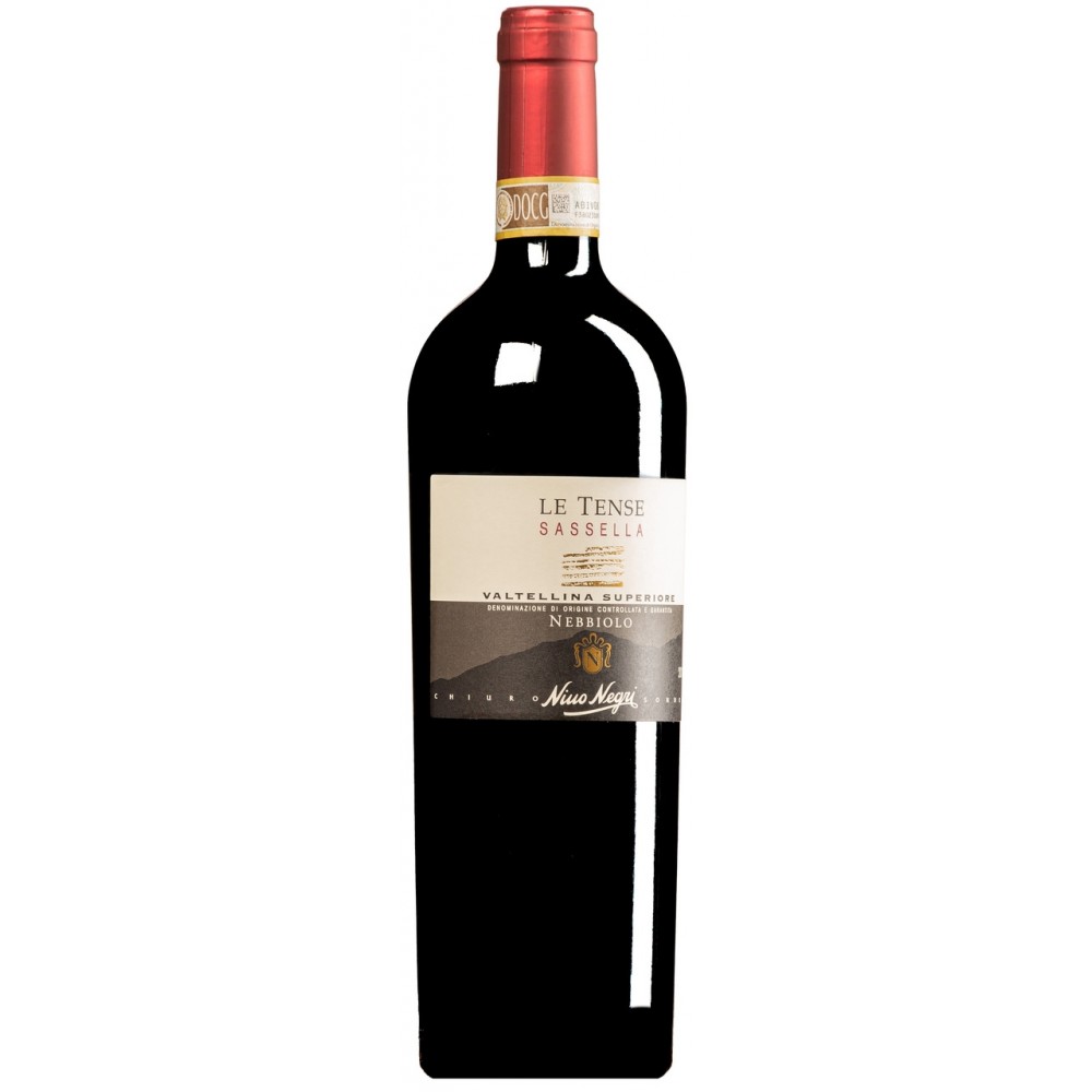 Vin rosu sec, Nebbiolo, Nino Negri La Tense Sassella Valtellina Superiore, 0.75L, 13.5% alc., Italia