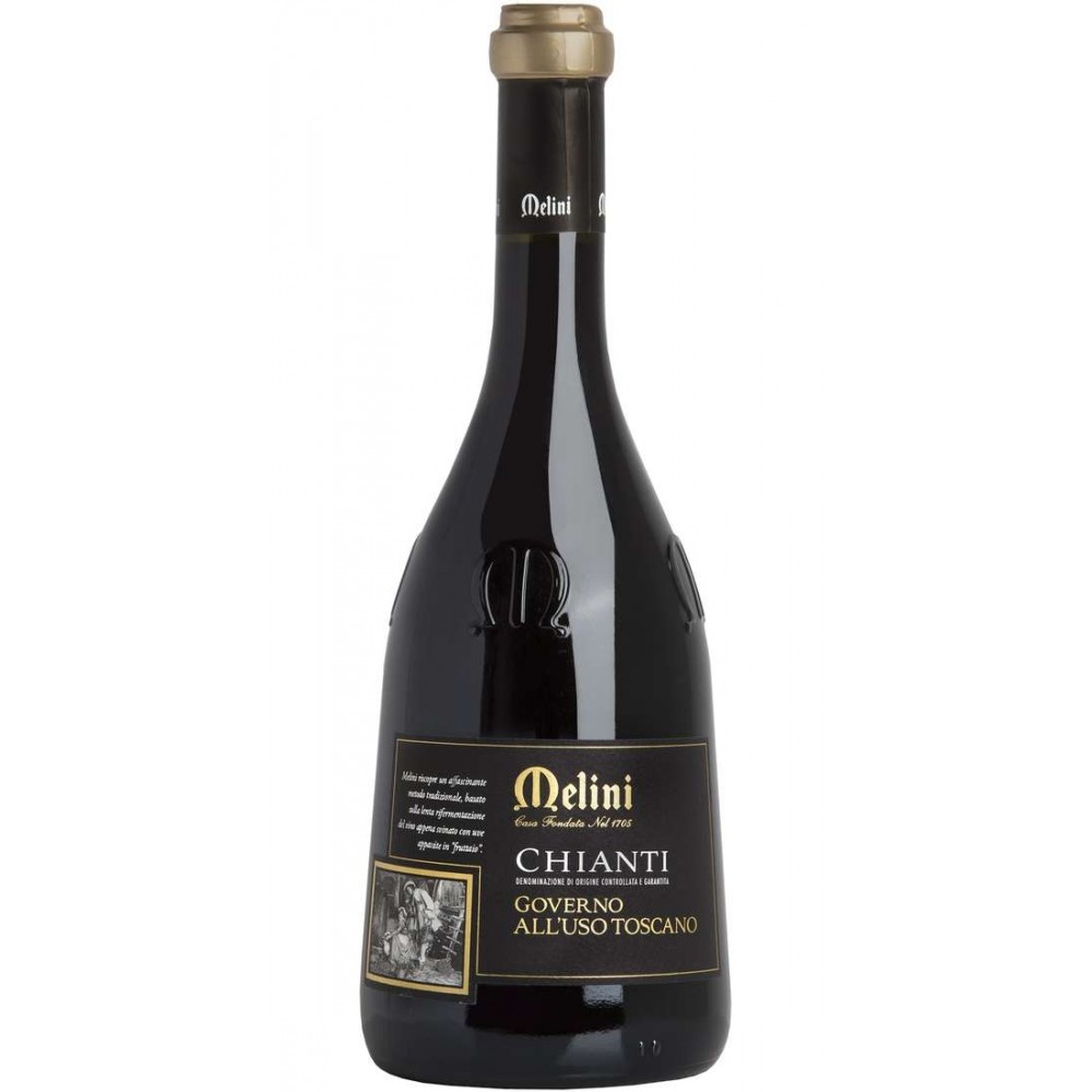 Vin rosu Melini Chianti Governo all’Uso Toscano, 0.75L, 14.5% alc., Italia