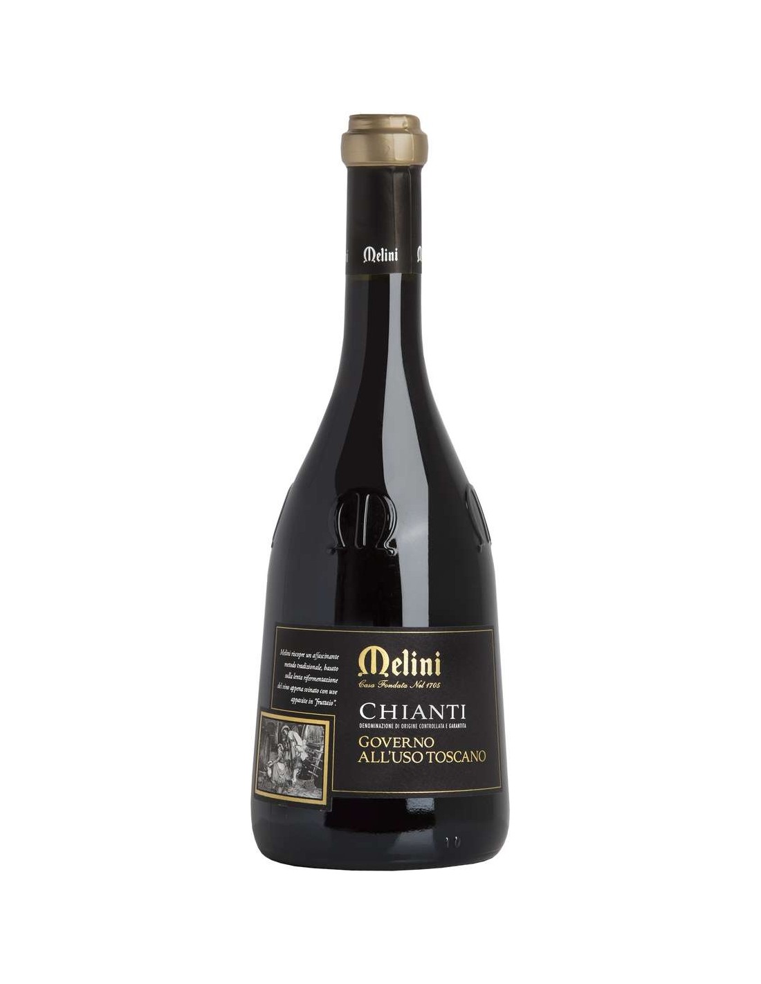 Vin rosu Melini Chianti Toscana, 14.5% alc., 0.75L, Italia