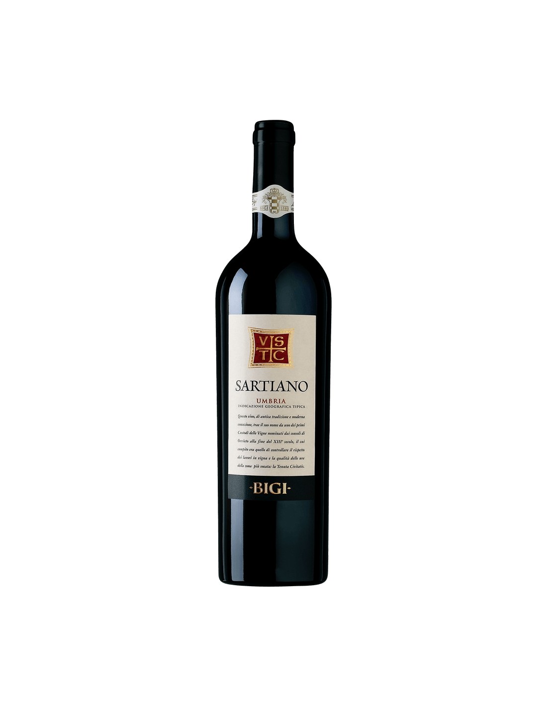 Vin rosu sec, Bigi Sartiano Umbria, 13.5% alc., 0.75L, Italia alcooldiscount.ro