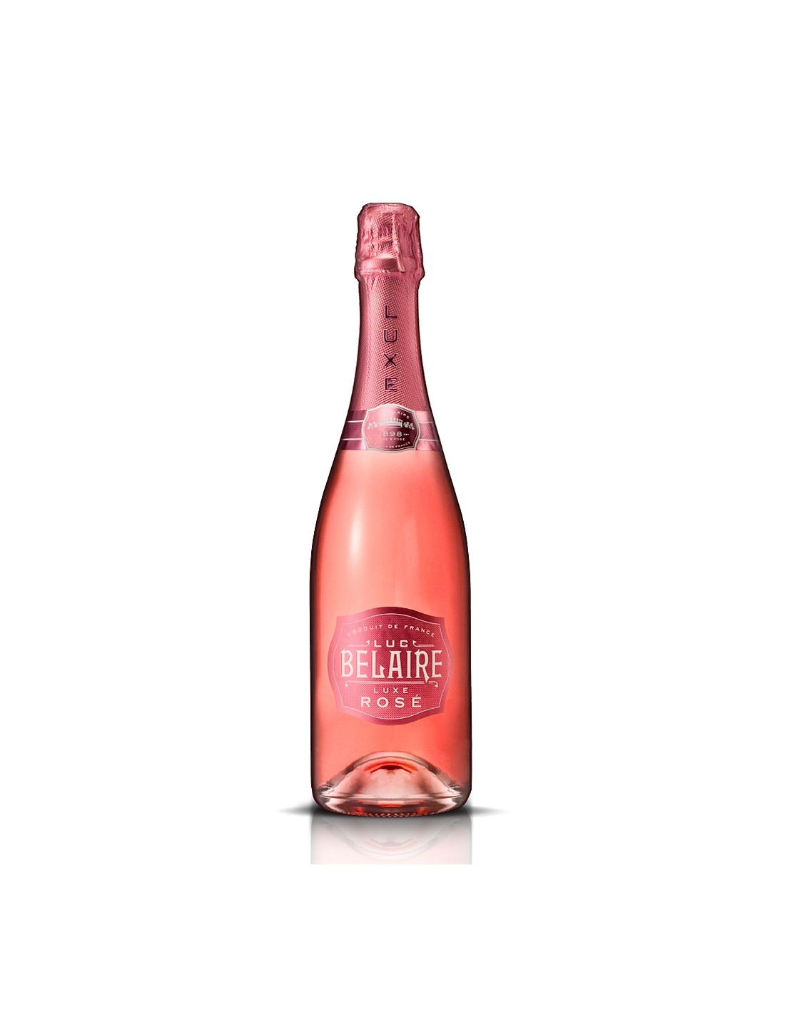 Vin spumant Luc Belaire Luxe Rose, 12.5% alc., 0.75L, Franta