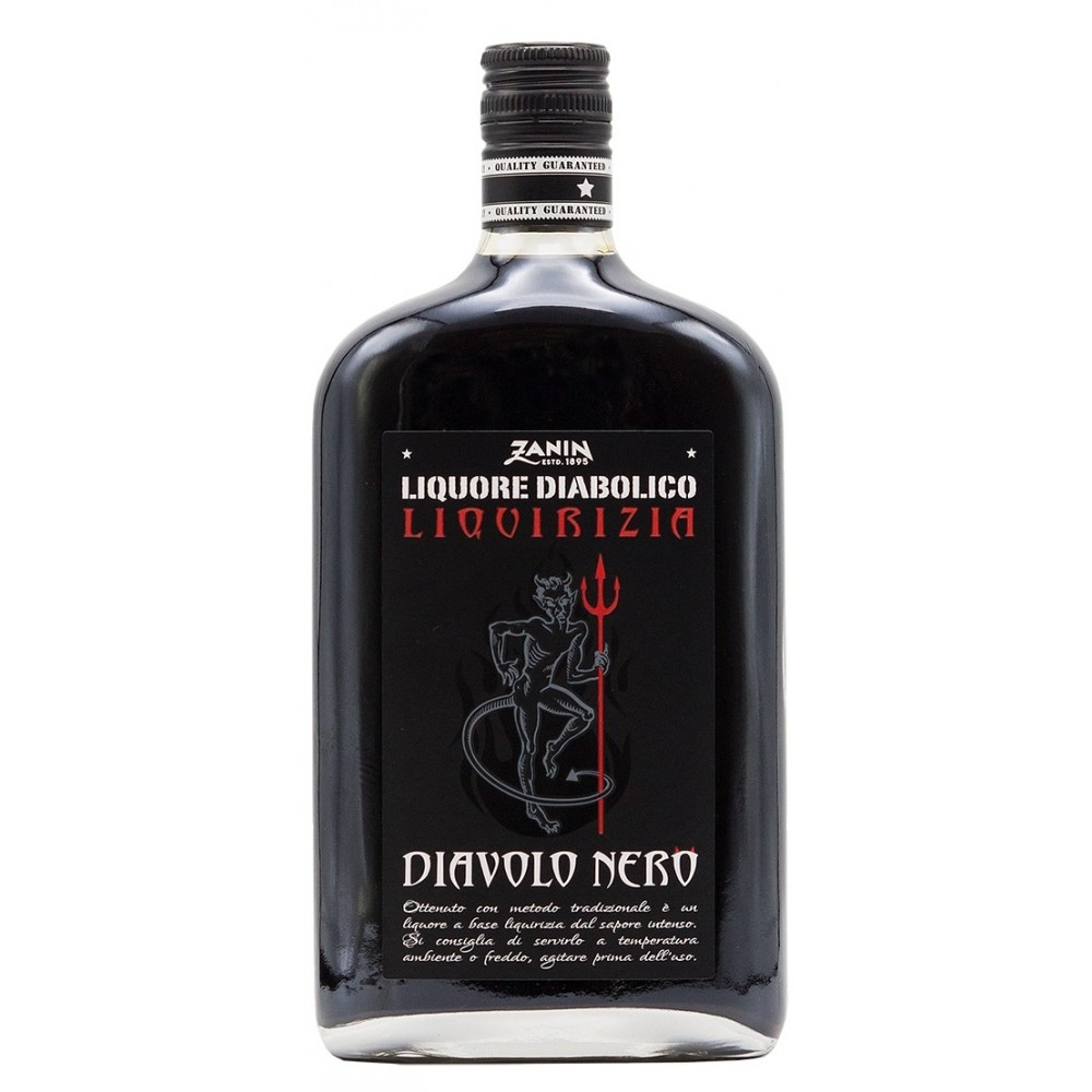 Lichior Zanin Diavolo Nero, 25% alc., 0.7L, Italia 0.7L