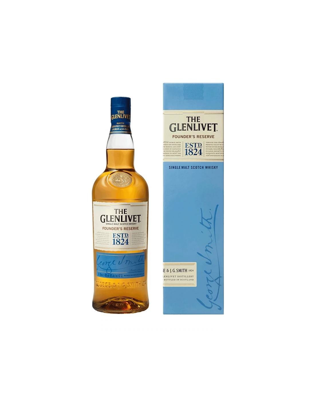 Whisky The Glenlivet Founder’s Reserve, 0.7L, 40% alc., Scotia alcooldiscount.ro
