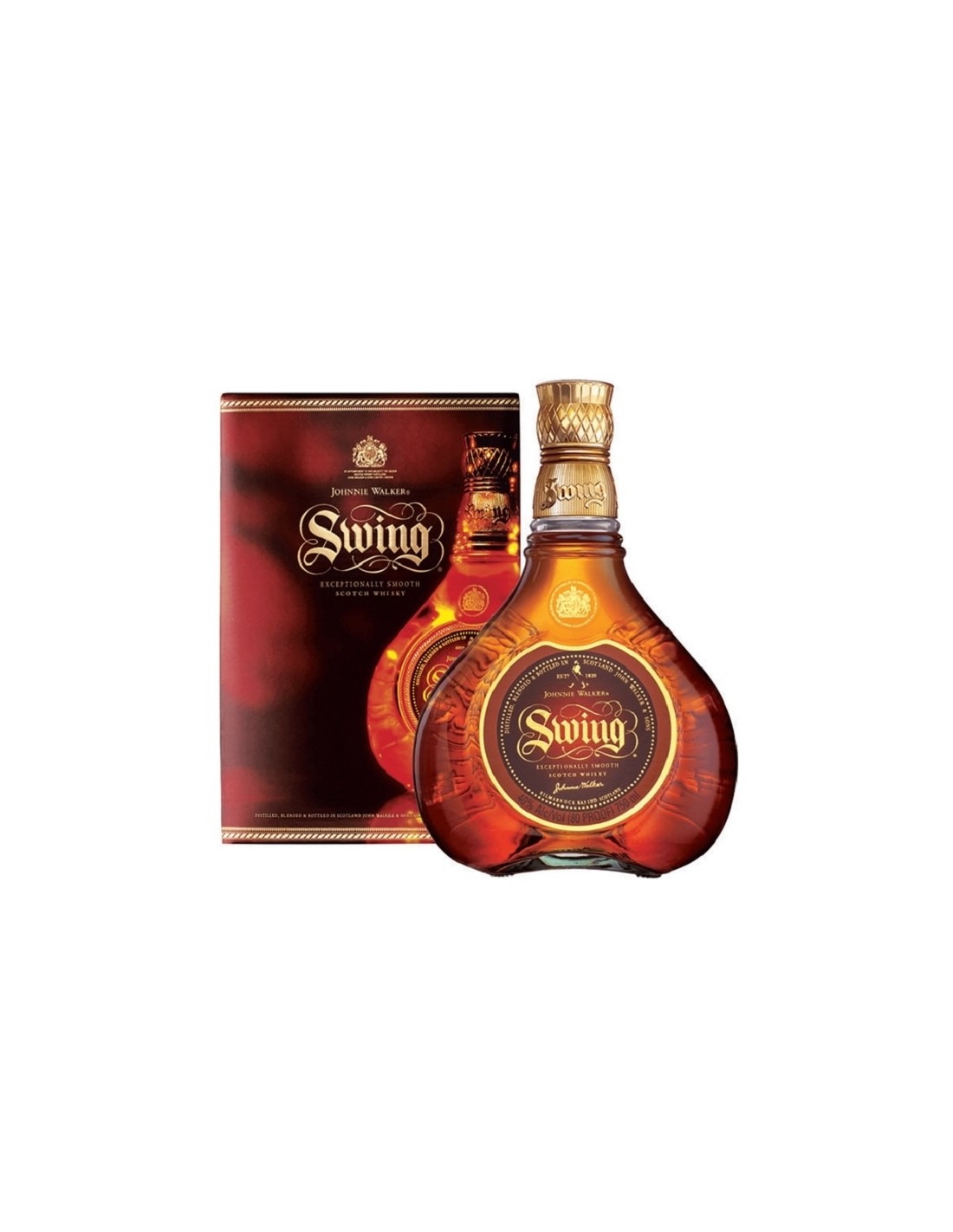 Whisky Johnnie Walker Swing 0.7L, 40% alc., Scotia alcooldiscount.ro