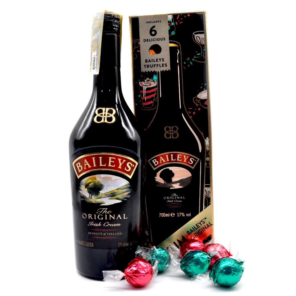 Baileys | Liqueur Baileys The Original Irish Cream cu trufe + cutie, 17%  alc., 0.7L, Ireland | Alcool Discount
