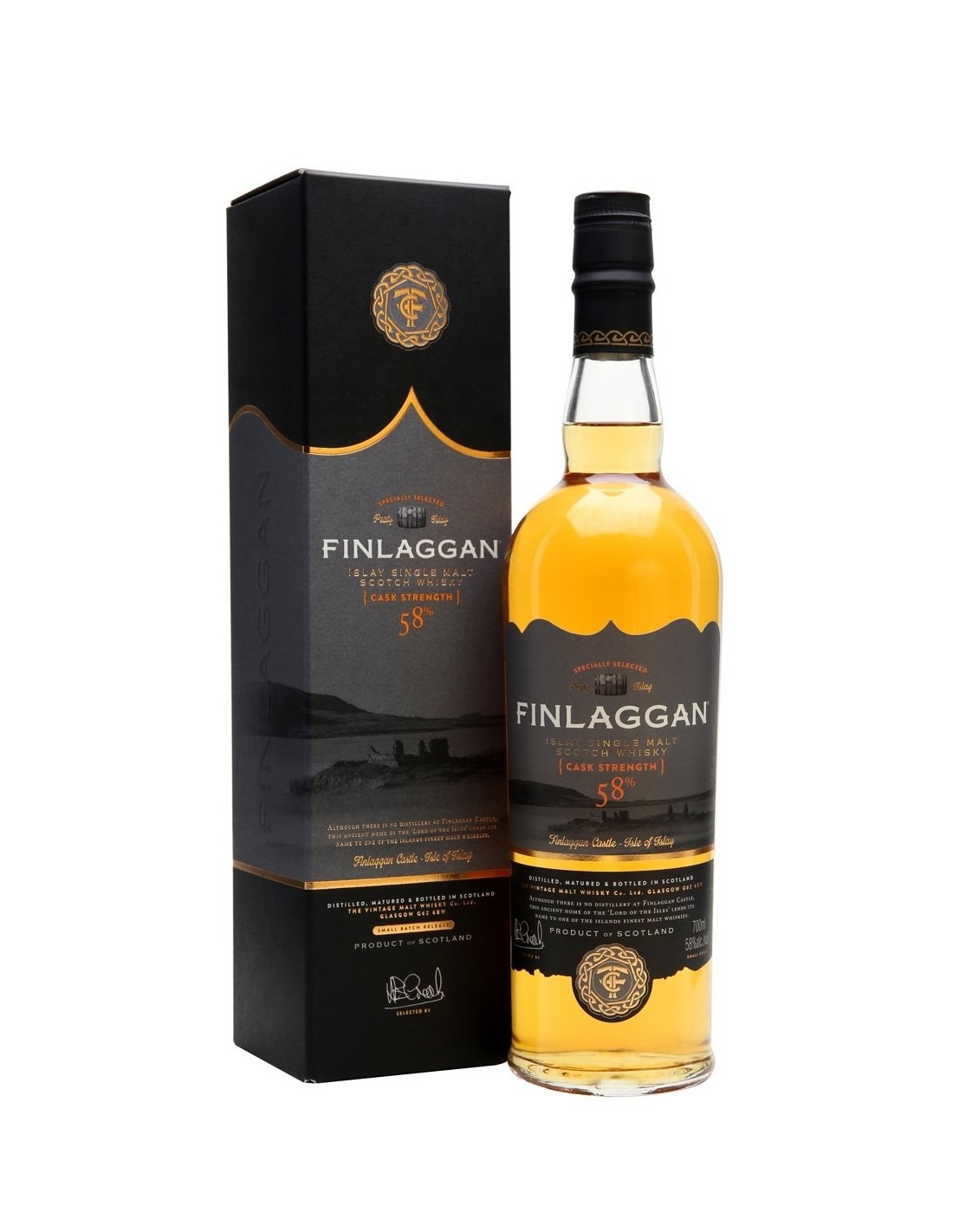 Whisky Finlaggan Cask Strength, 0.7L, 58% alc., Scotia alcooldiscount.ro