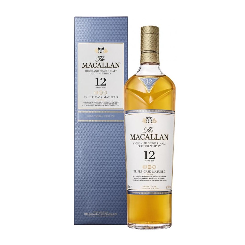 Whisky Single Malt The Macallan Triple Cask, 12 ani, 40% alc., 0.7L, Scotia