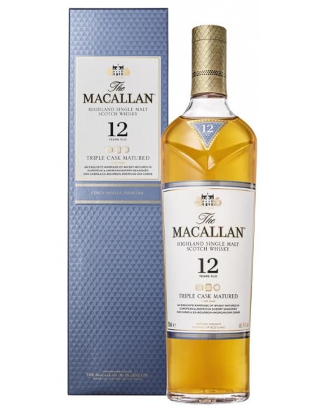Whisky Single Malt The Macallan Triple Cask, 12 ani, 40% alc., 0.7L, Scotia