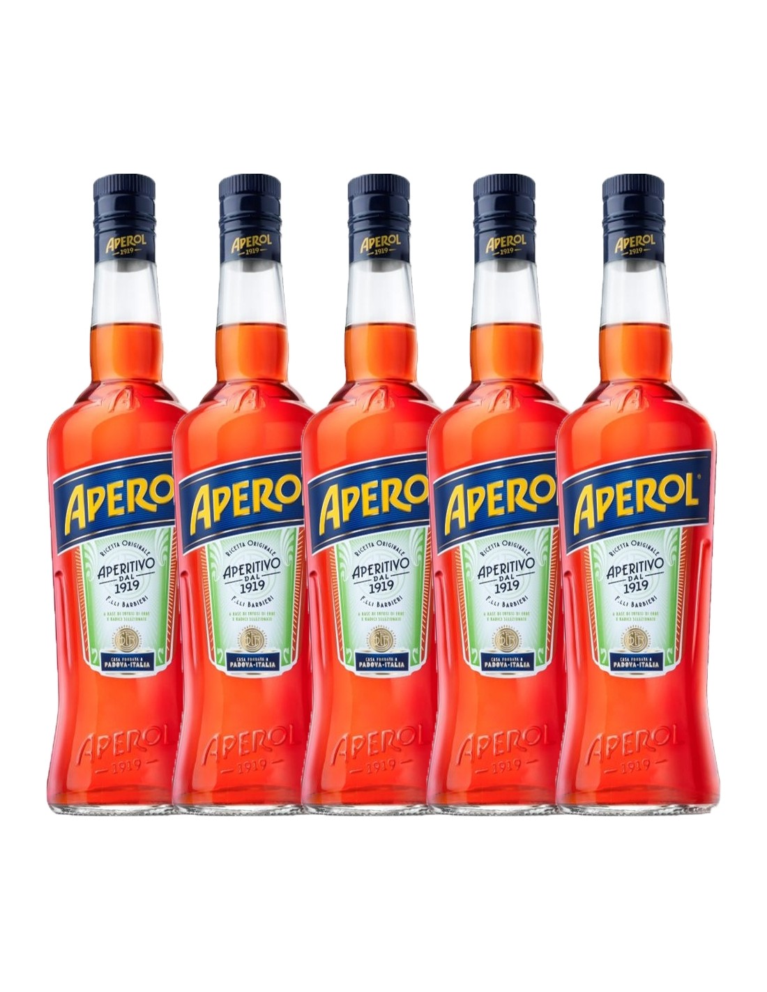 Pachet 5 sticle Aperitiv Aperol, 11% alc., 1L, Italia