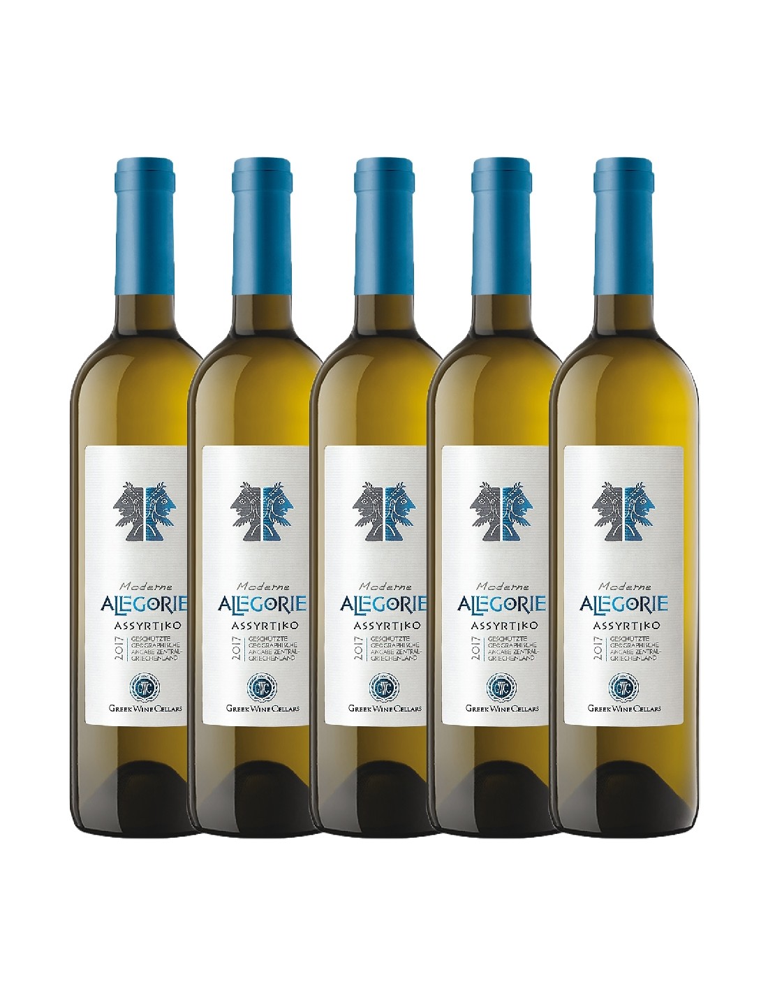 Pachet 5 sticle Vin alb, Allegorie Assyrtiko White, 0.75L, Grecia alcooldiscount.ro