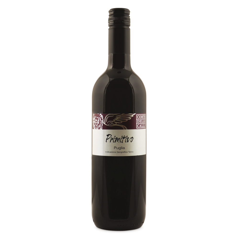 Vin rosu, Primitivo, Corte Delle Calli Puglia, 0.75L, 12.5% alc., Italia 0.75L