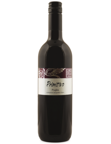 Vin rosu, Primitivo, Corte Delle Calli Puglia, 12.5% alc., 0.75L, Italia