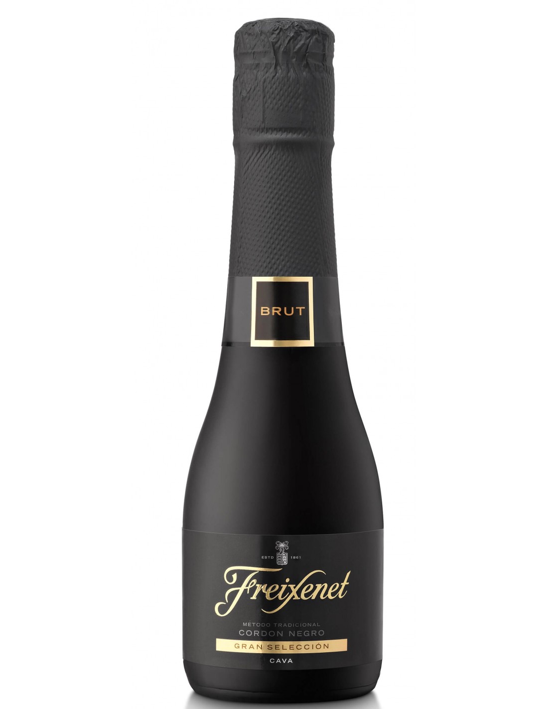 Vin spumant Freixenet Cordon Negro Brut, 0.2L, 11.5% alc., Spania alcooldiscount.ro