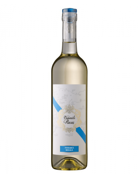 White wine semi seco, Feteasca Regala, Domeniile Recas, 12% alc., 0.75L, Romania