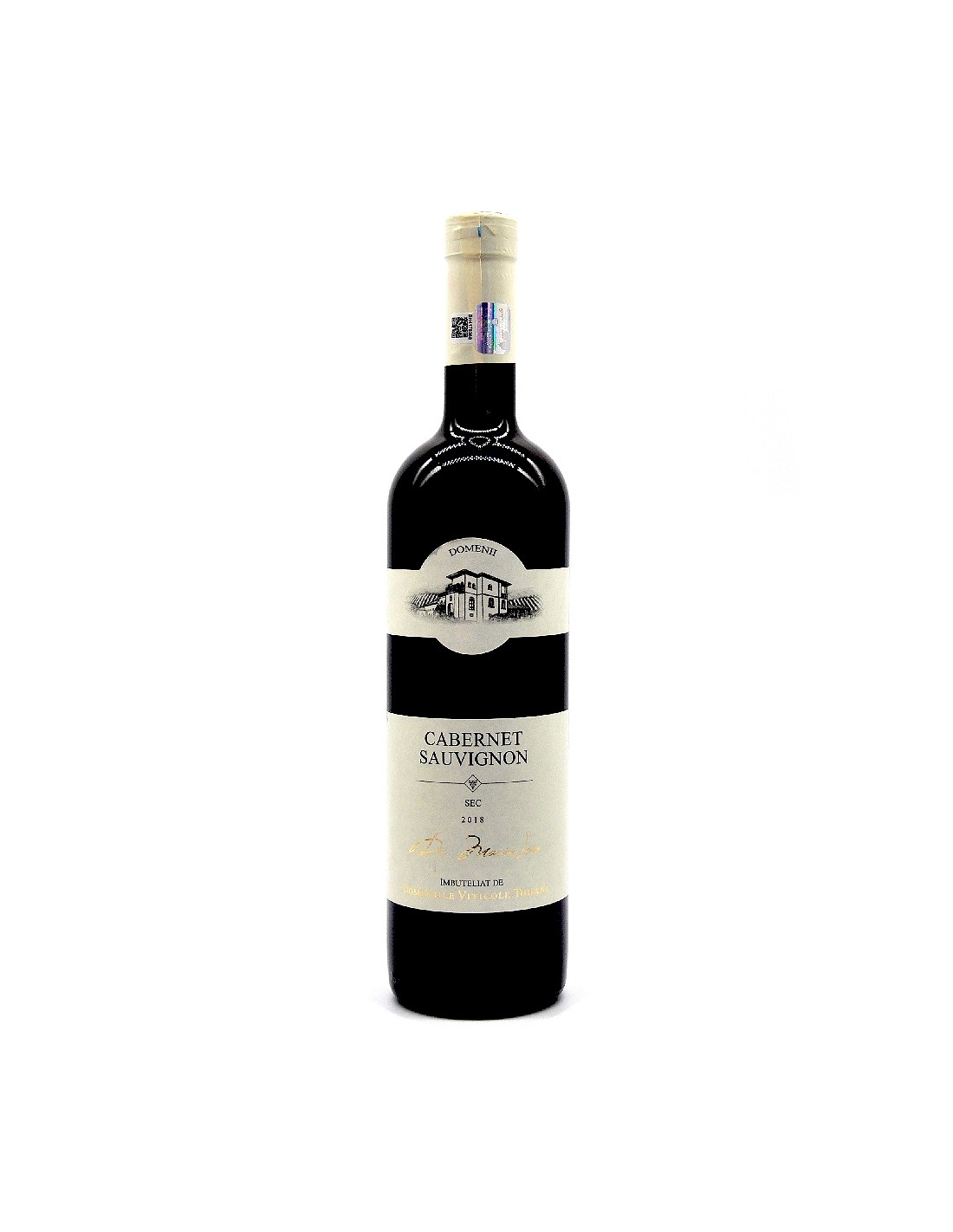 Vin rosu sec, Cabernet Sauvignon, Domeniile Tohani Dealu Mare, 0.75L, 13% alc., Romania alcooldiscount.ro