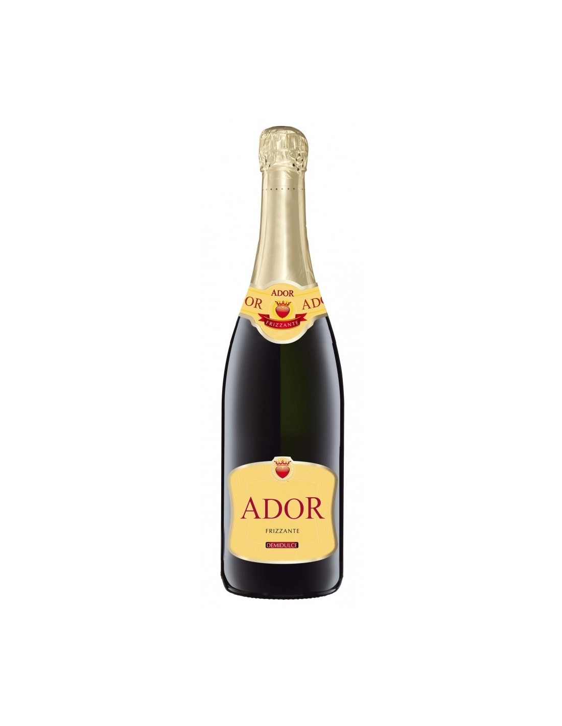 Vin frizzante alb demidulce Ador, 0.75L, 10.5% alc., Romania alcooldiscount.ro