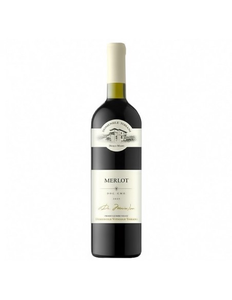 Vin rosu sec, Merlot, Domeniile Tohani Dealu Mare, 0.75L, 13% alc., Romania