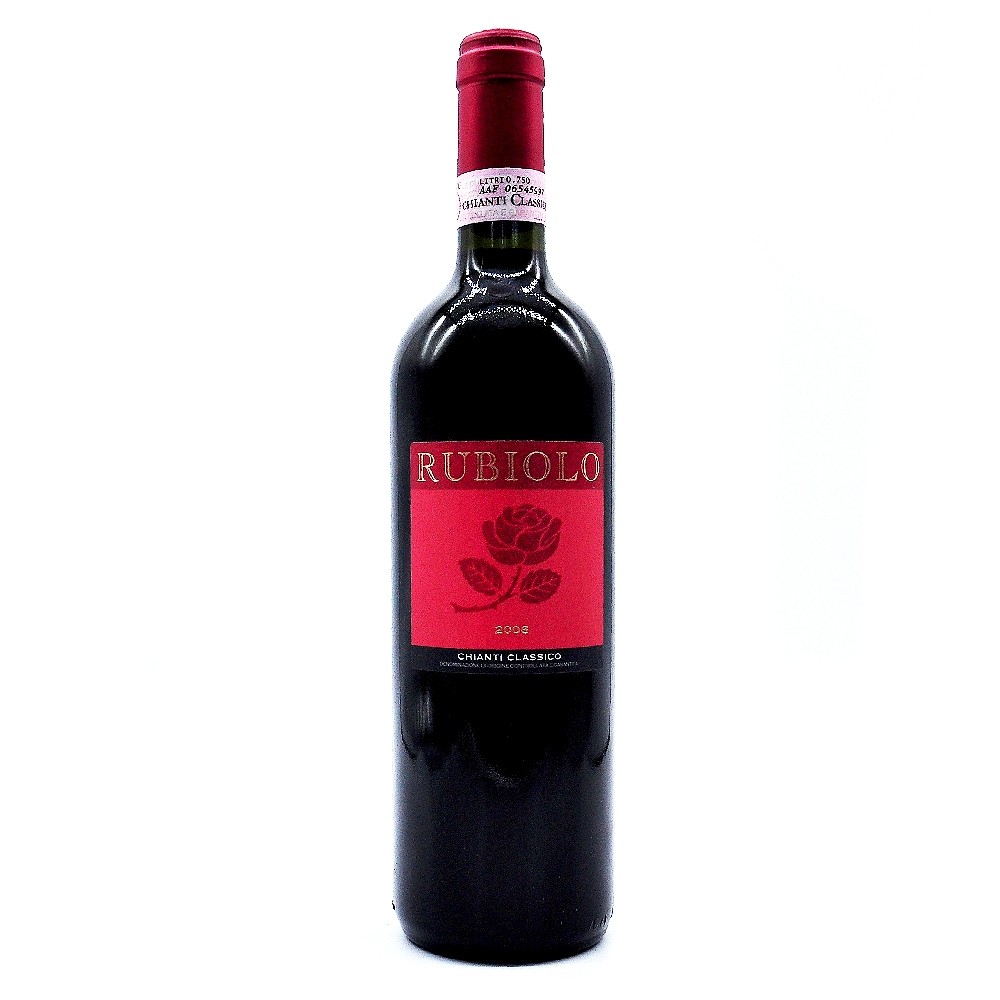 Red secco wine, Chianti Classico Rubiolo, 13.5% alc., 0.75L, Italia